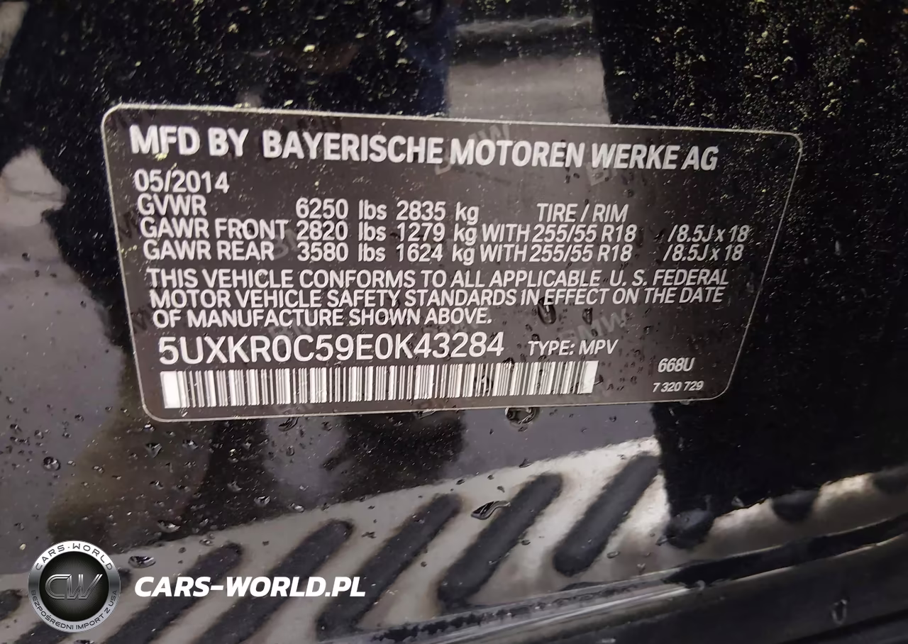 2014 BMW X5 xDrive35I VIN:5UXKR0C59E0K43284 - 9