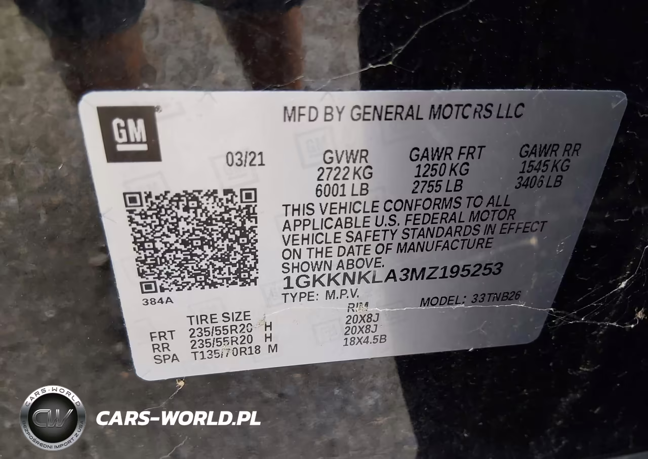 2021 GMC Acadia Fwd Sle VIN:1GKKNKLA3MZ195253 - 9