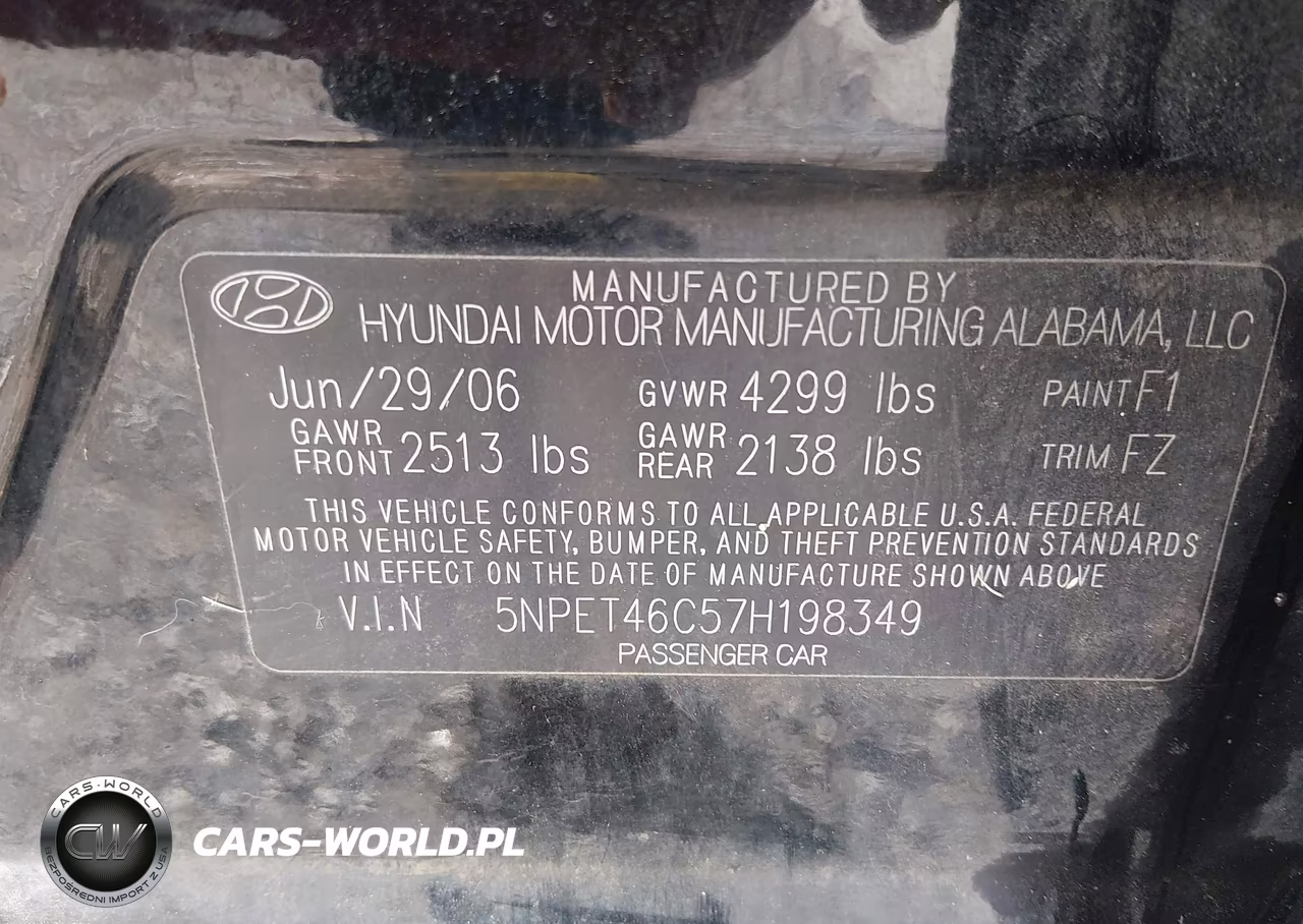 2007 Hyundai Sonata Gls-Gls W-Xm VIN:5NPET46C57H198349 - 9