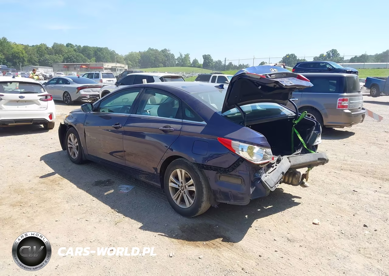 2013 Hyundai Sonata Gls VIN:5NPEB4AC2DH537347 - 3