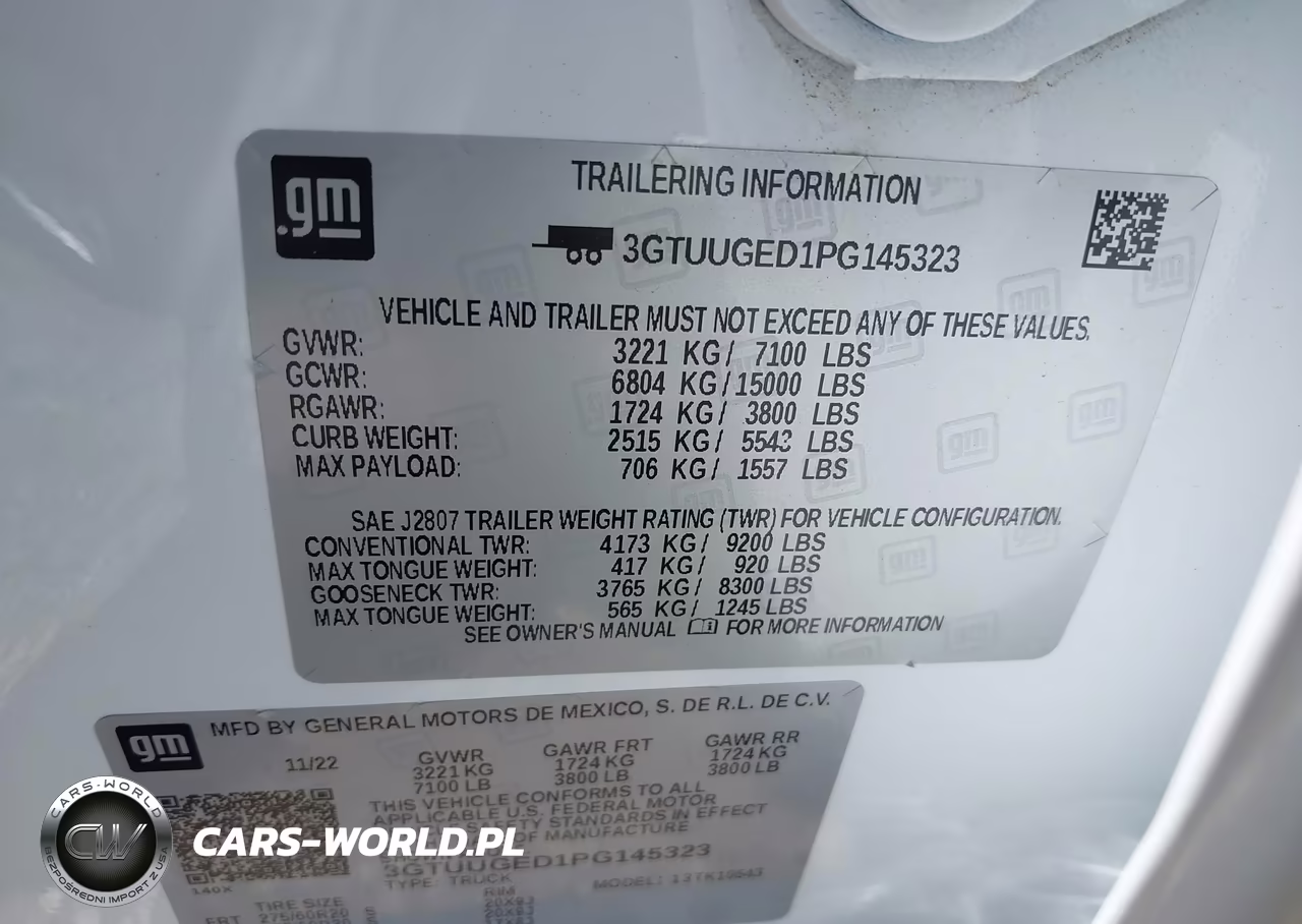 2023 GMC Sierra 1500 4Wd Short Box Denali VIN:3GTUUGED1PG145323 - 9