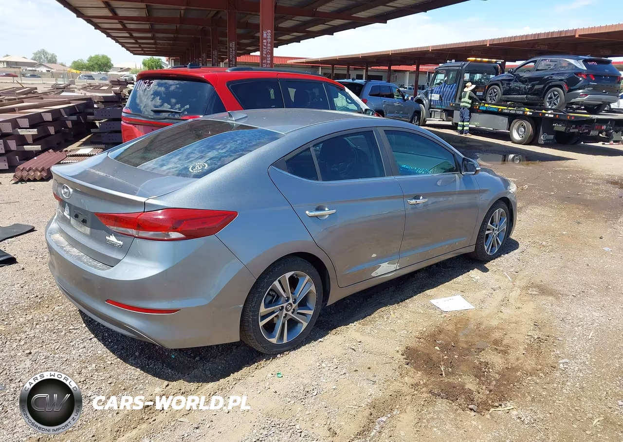 2017 Hyundai Elantra Limited VIN:KMHD84LF5HU105263 - 4