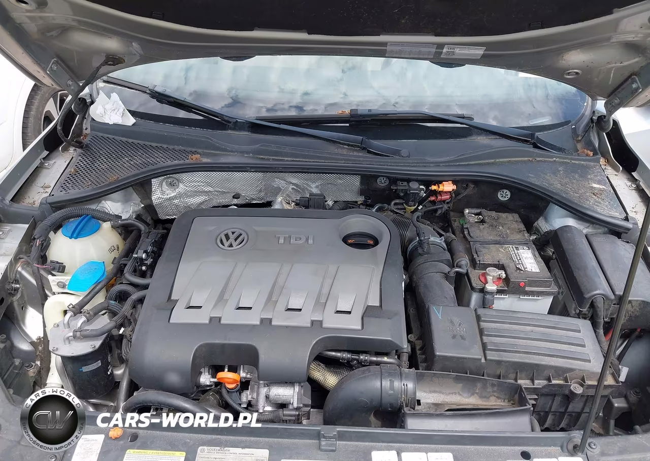 2012 Volkswagen Passat 2.0L Tdi Se VIN:1VWBN7A3XCC074263 - 10