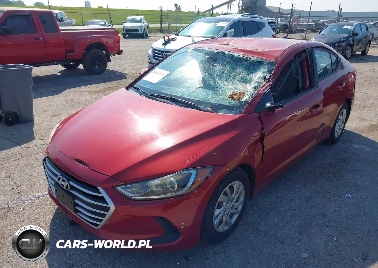 2017 Hyundai Elantra Se VIN:KMHD74LF7HU119524 - 2