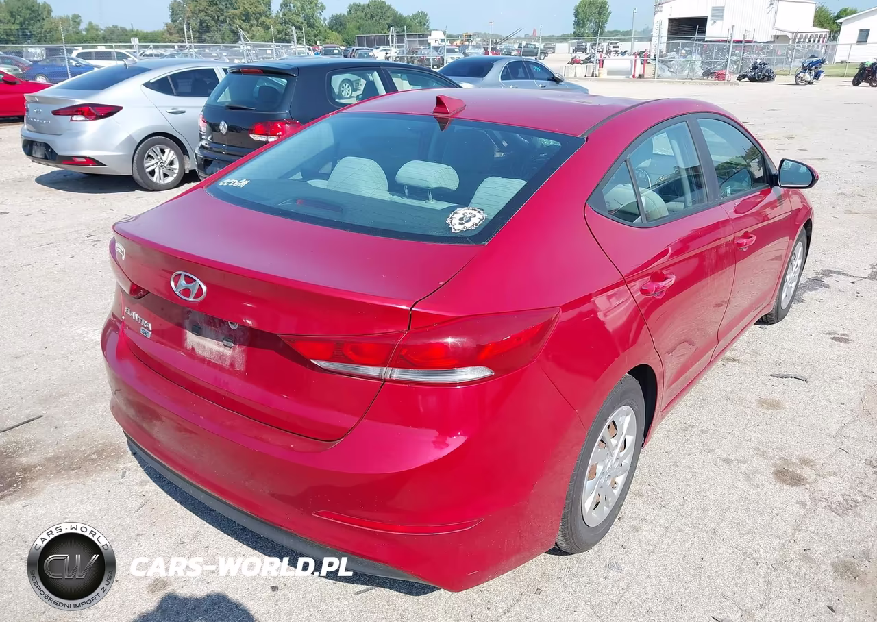2017 Hyundai Elantra Se VIN:KMHD74LF7HU119524 - 4