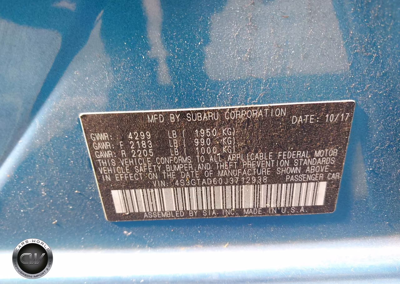 2018 Subaru Impreza 2.0I Premium VIN:4S3GTAD60J3712938 - 9
