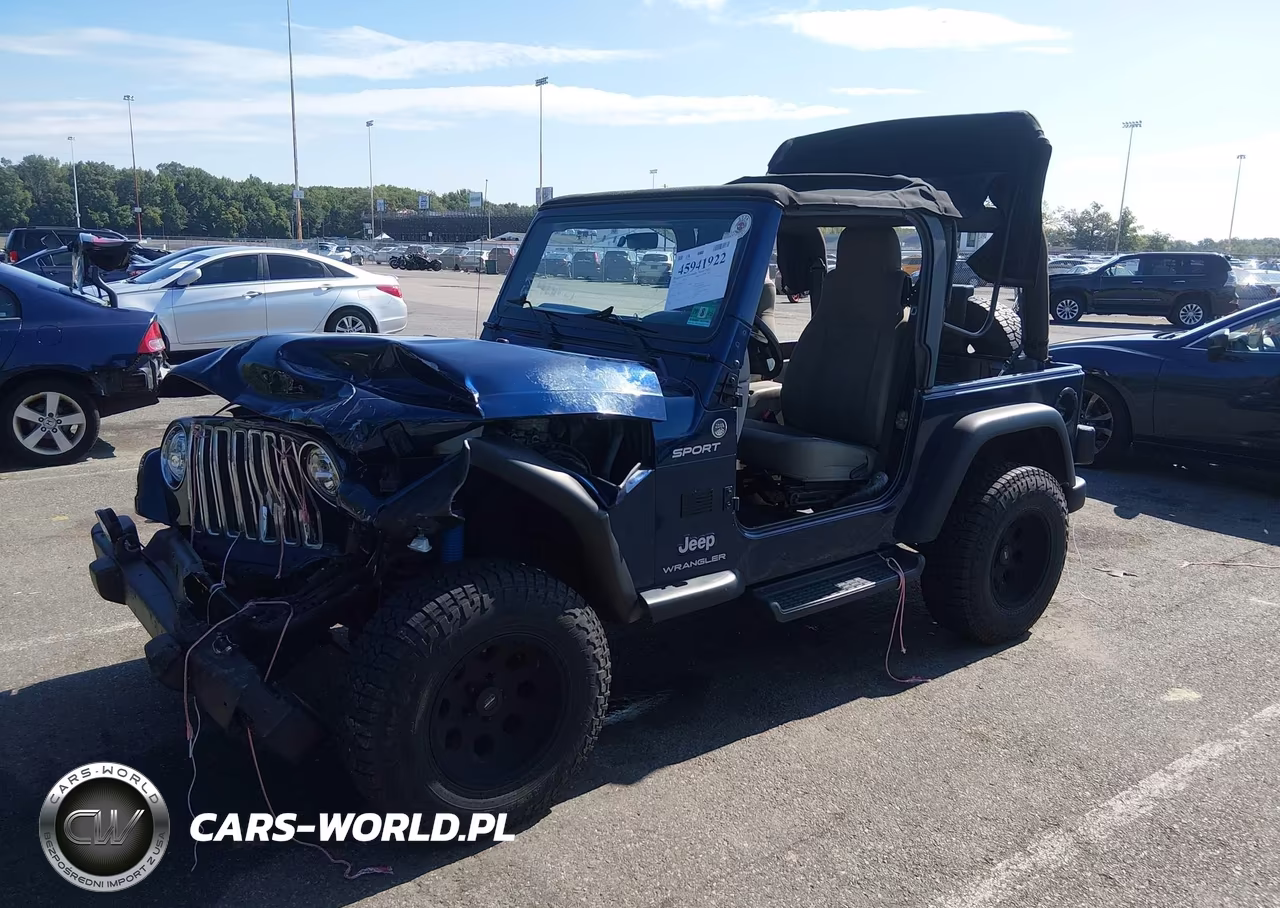 2005 Jeep Wrangler - Tj Sport VIN:1J4FA49S95P324933 - 2