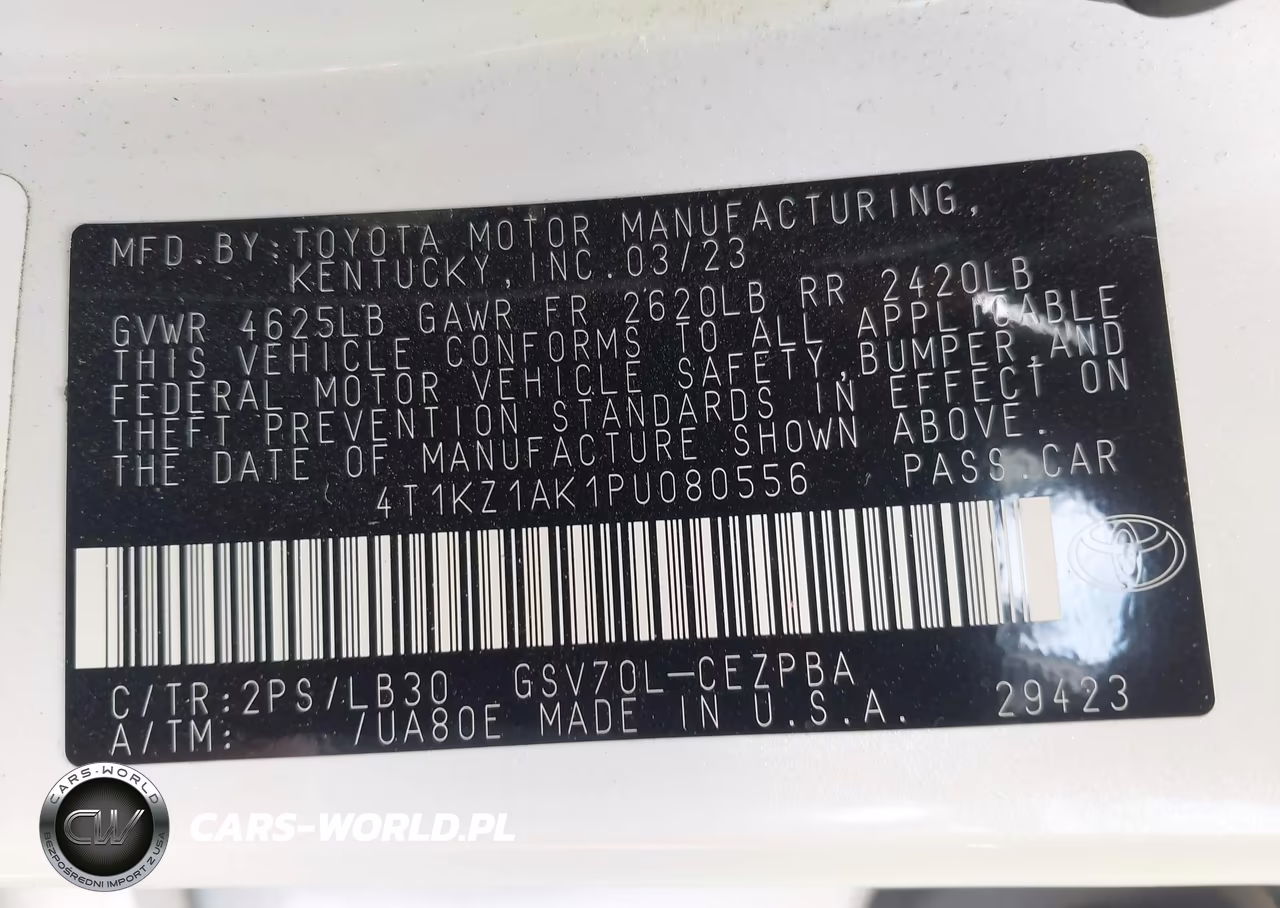 2023 Toyota Camry Xse V6 VIN:4T1KZ1AK1PU080556 - 9