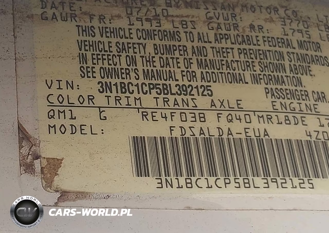 2011 Nissan Versa 1.8S VIN:3N1BC1CP5BL392125 - 9