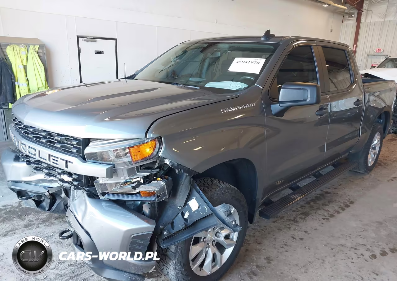 2021 Chevrolet Silverado 1500 4Wd Short Bed Custom VIN:3GCPYBEK1MG330518 - 2