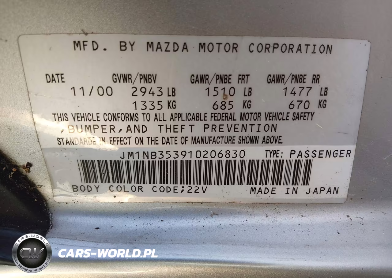 2001 Mazda Mx-5 Miata Ls-Special Edition VIN:JM1NB353910206830 - 9