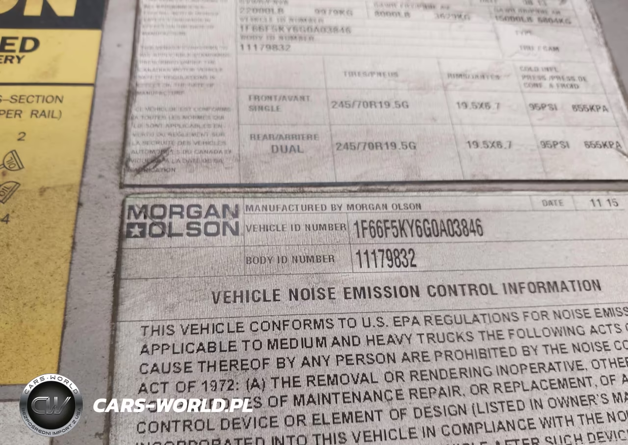 2016 Ford F-59 Commercial Stripped VIN:1F66F5KY6G0A03846 - 8