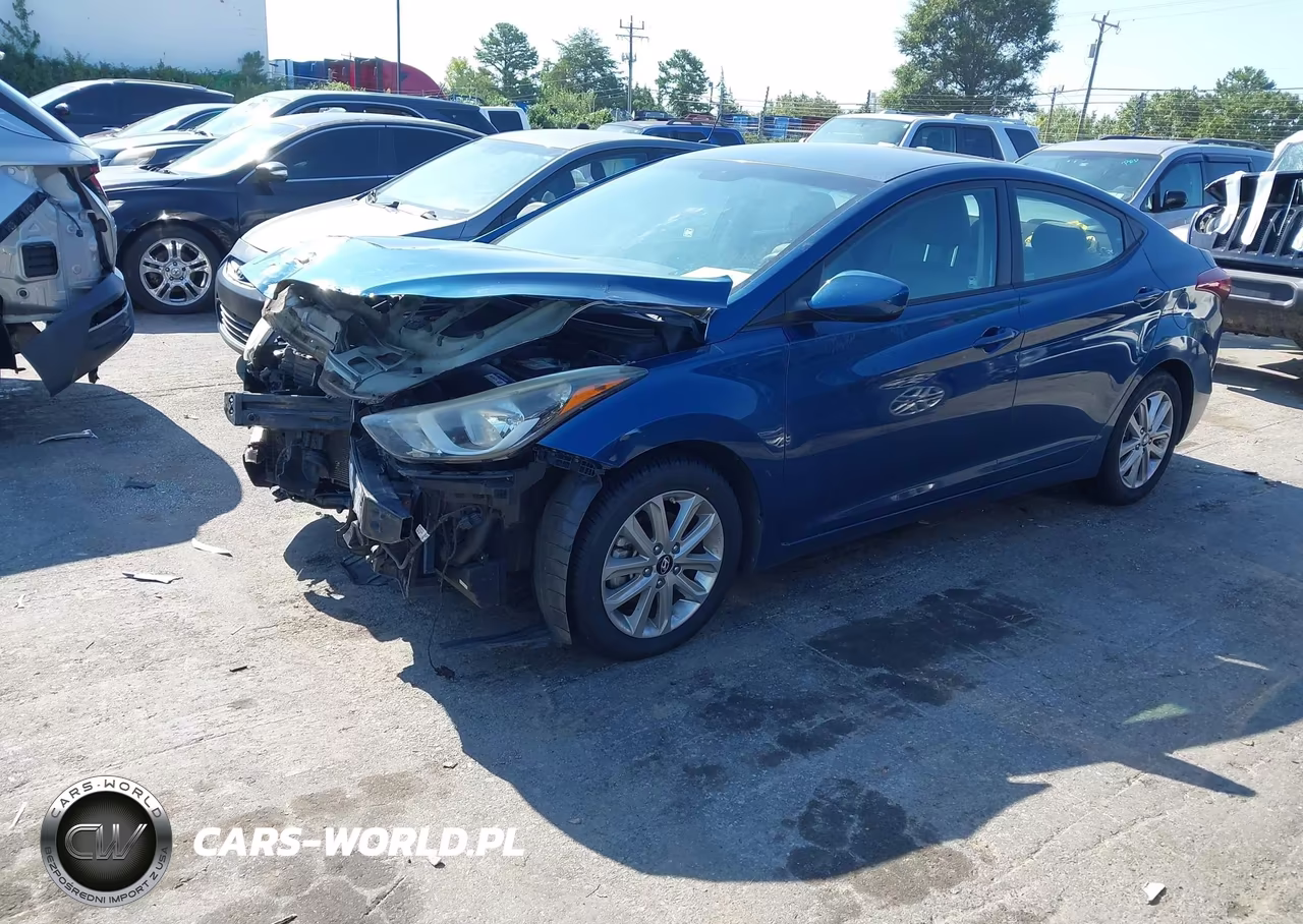 2016 Hyundai Elantra Se VIN:KMHDH4AE7GU604980 - 2