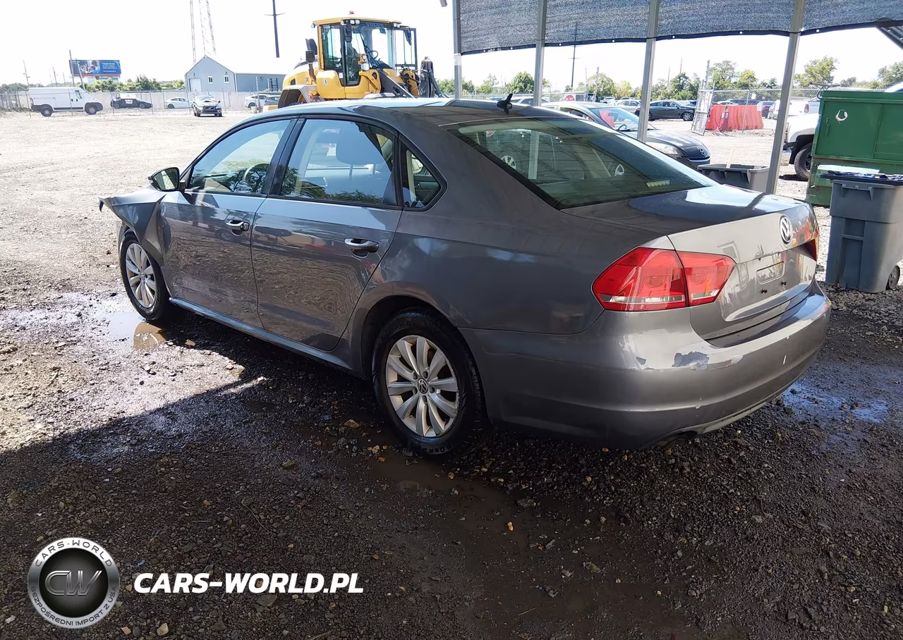 2012 Volkswagen Passat S VIN:1VWAP7A38CC015850 - 3