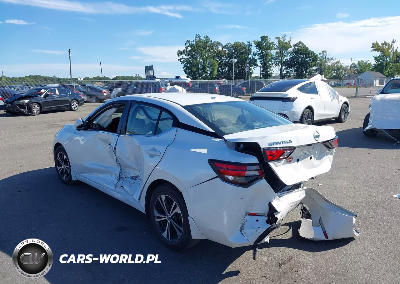 2022 Nissan Sentra Sv Xtronic Cvt VIN:3N1AB8CV9NY303430 - 3