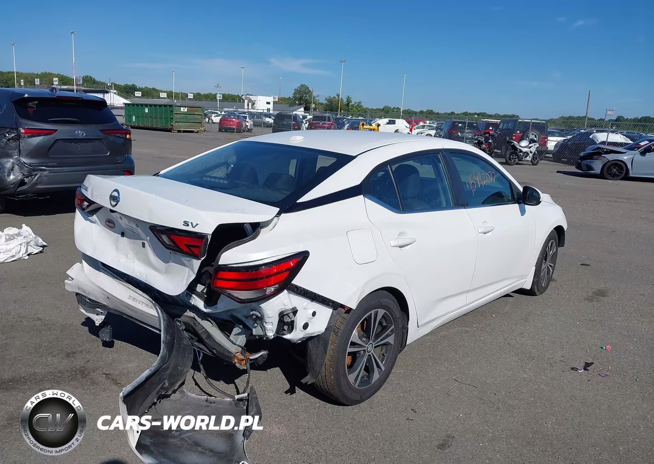 2022 Nissan Sentra Sv Xtronic Cvt VIN:3N1AB8CV9NY303430 - 4
