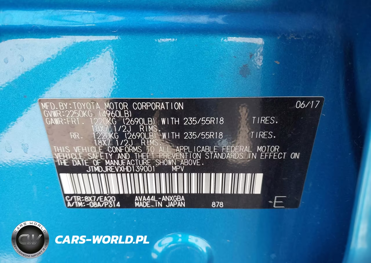 2017 Toyota Rav4 Hybrid Limited VIN:JTMDJREVXHD139001 - 9