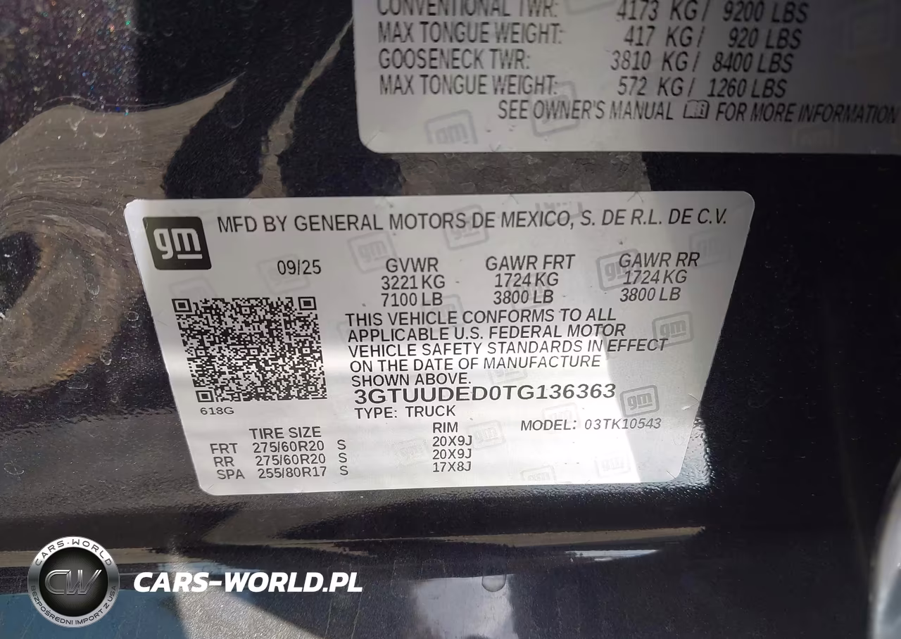 2026 GMC Sierra 1500 , Short Bed, Slt, 4Wd VIN:3GTUUDED0TG136363 - 9