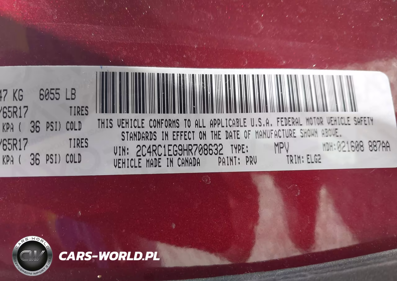 2017 Chrysler Pacifica Touring-L Plus VIN:2C4RC1EG9HR708632 - 9