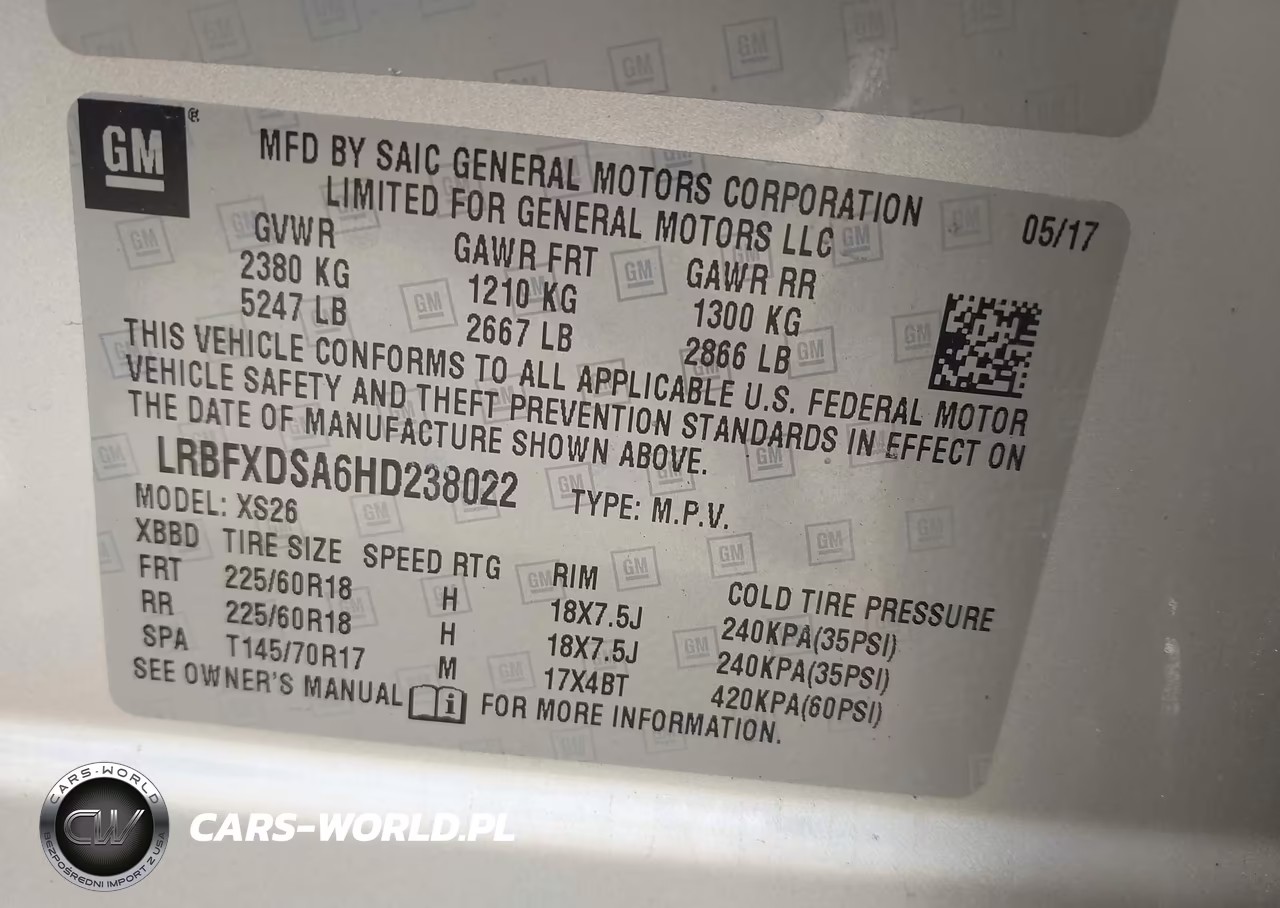 2017 Buick Envision Essence VIN:LRBFXDSA6HD238022 - 9