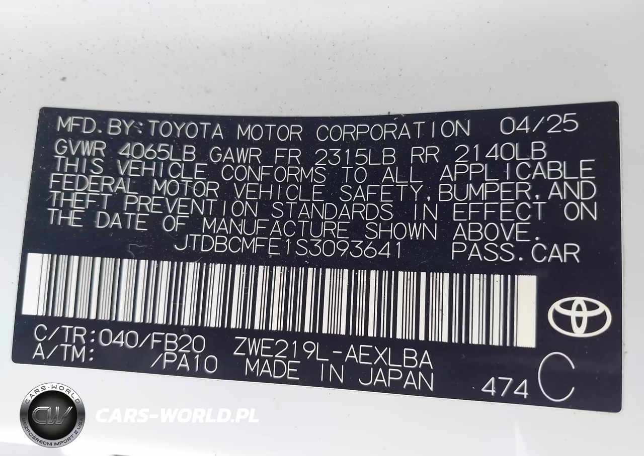 2025 Toyota Corolla Hybrid Le VIN:JTDBCMFE1S3093641 - 9