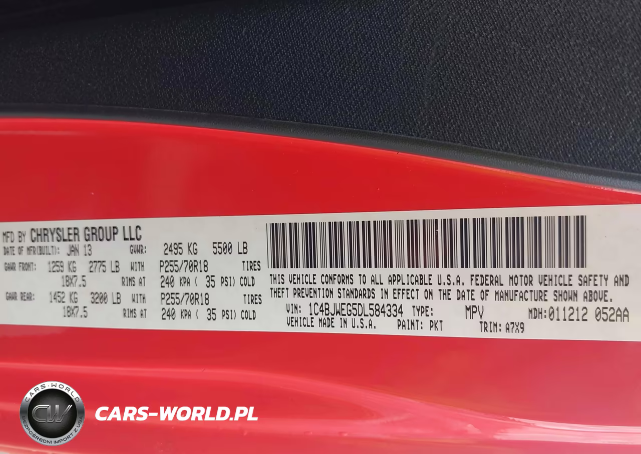 2013 Jeep Wrangler Unlimited Sahara VIN:1C4BJWEG5DL584334 - 9