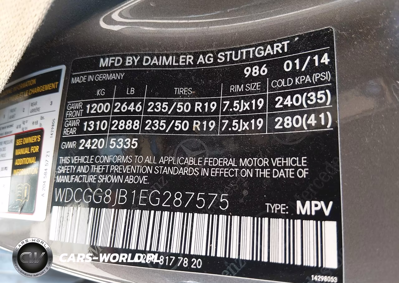 2014 Mercedes-Benz Glk 350 4Matic VIN:WDCGG8JB1EG287575 - 9