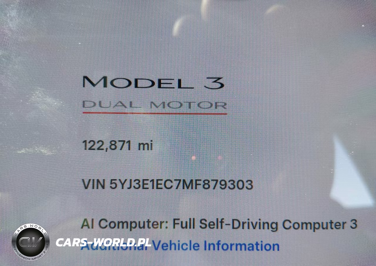 2021 Tesla Model 3 Performance Dual Motor All-Wheel Drive VIN:5YJ3E1EC7MF879303 - 7