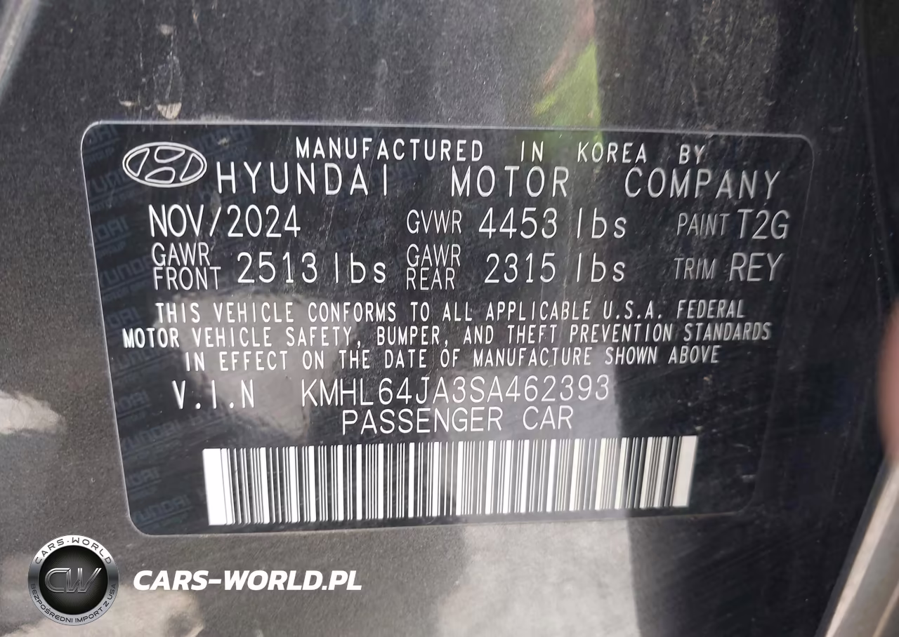 2025 Hyundai Sonata Sel VIN:KMHL64JA3SA462393 - 9