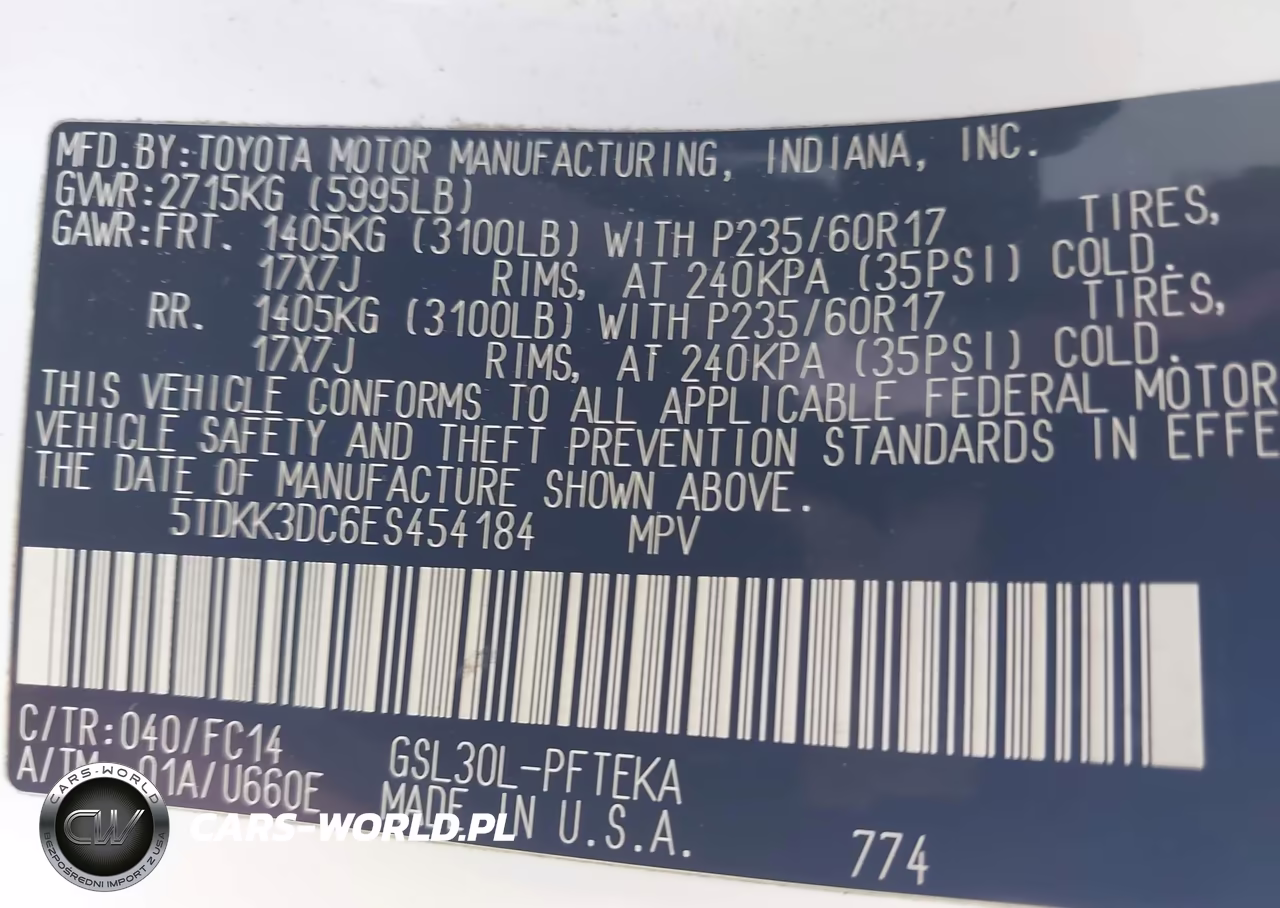 2014 Toyota Sienna Le V6 7 Passenger Auto Access Seat VIN:5TDKK3DC6ES454184 - 9