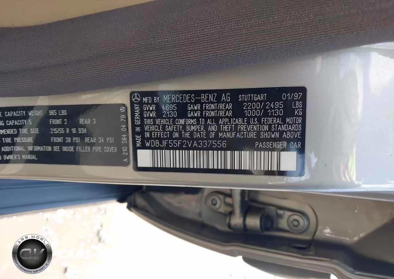 1997 Mercedes-Benz E 320 VIN:WDBJF55F2VA337556 - 9