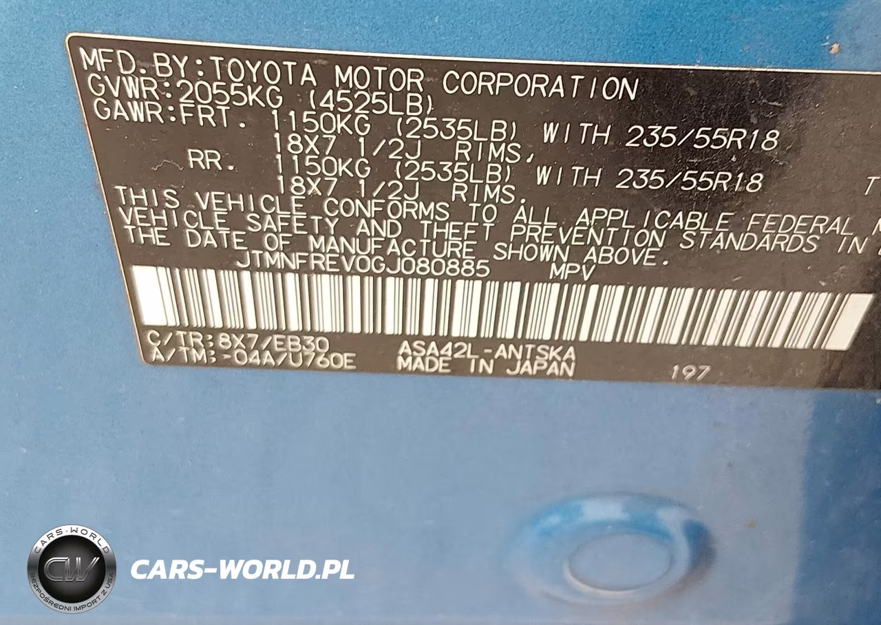 2016 Toyota Rav4 Se VIN:JTMNFREV0GJ080885 - 9