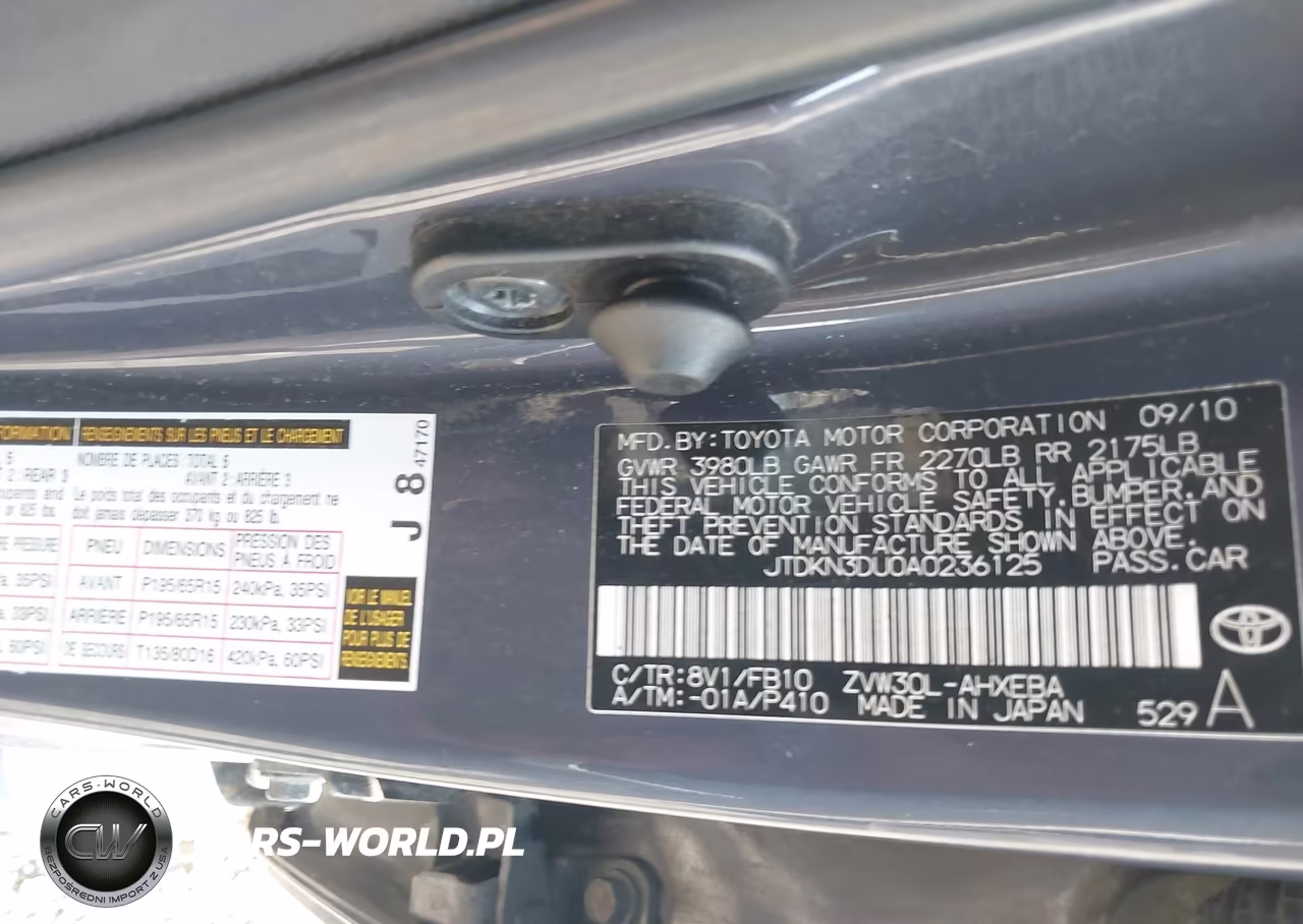 2010 Toyota Prius Ii VIN:JTDKN3DU0A0236125 - 9