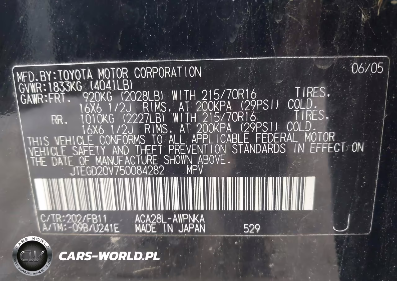 2005 Toyota Rav4 VIN:JTEGD20V750084282 - 9