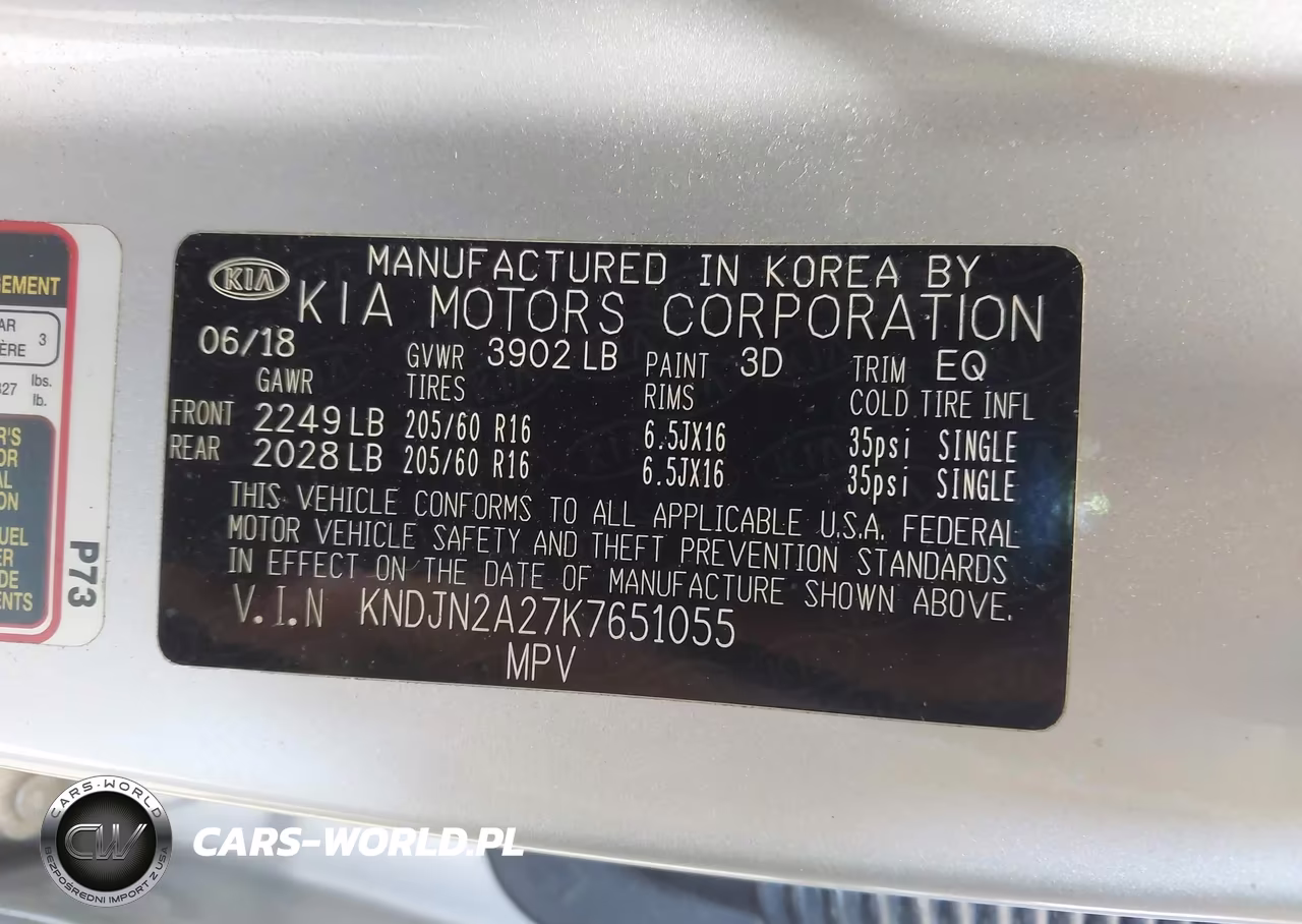 2019 Kia Soul VIN:KNDJN2A27K7651055 - 9