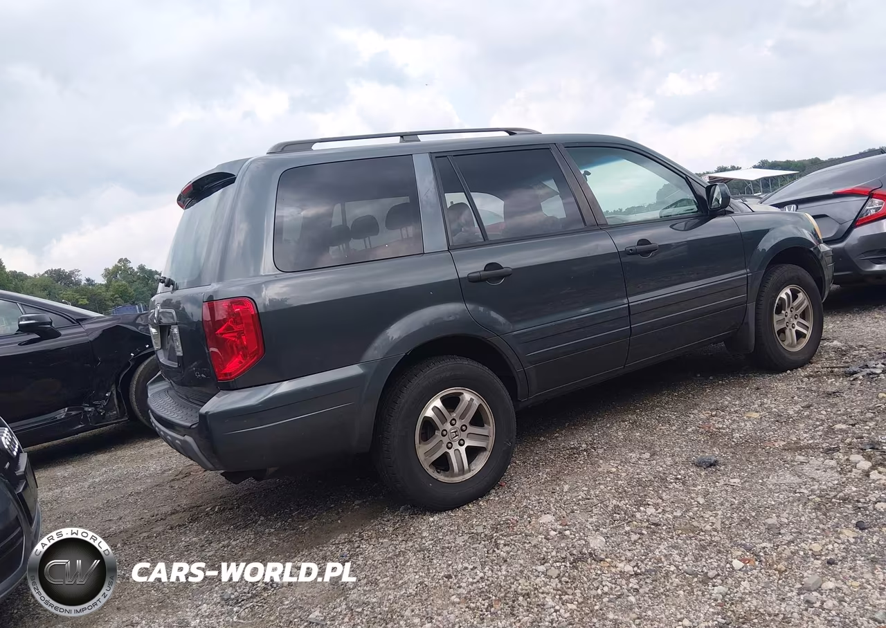 2004 Honda Pilot Ex-L VIN:2HKYF18554H584895 - 4