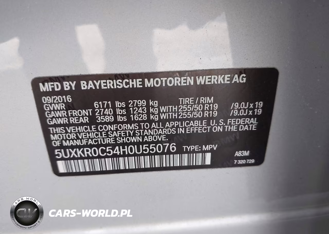 2017 BMW X5 xDrive35I VIN:5UXKR0C54H0U55076 - 9