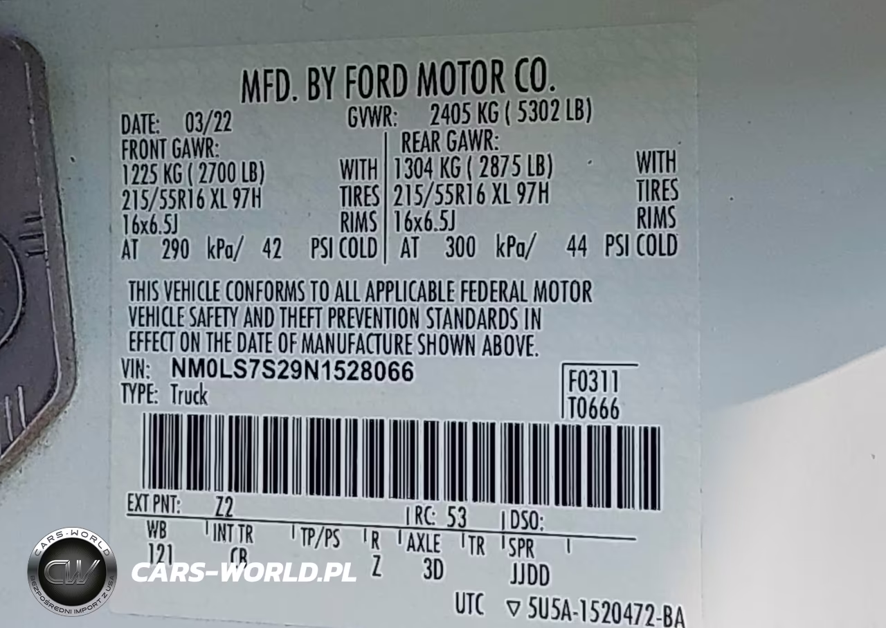 2022 Ford Transit Connect Xl VIN:NM0LS7S29N1528066 - 9