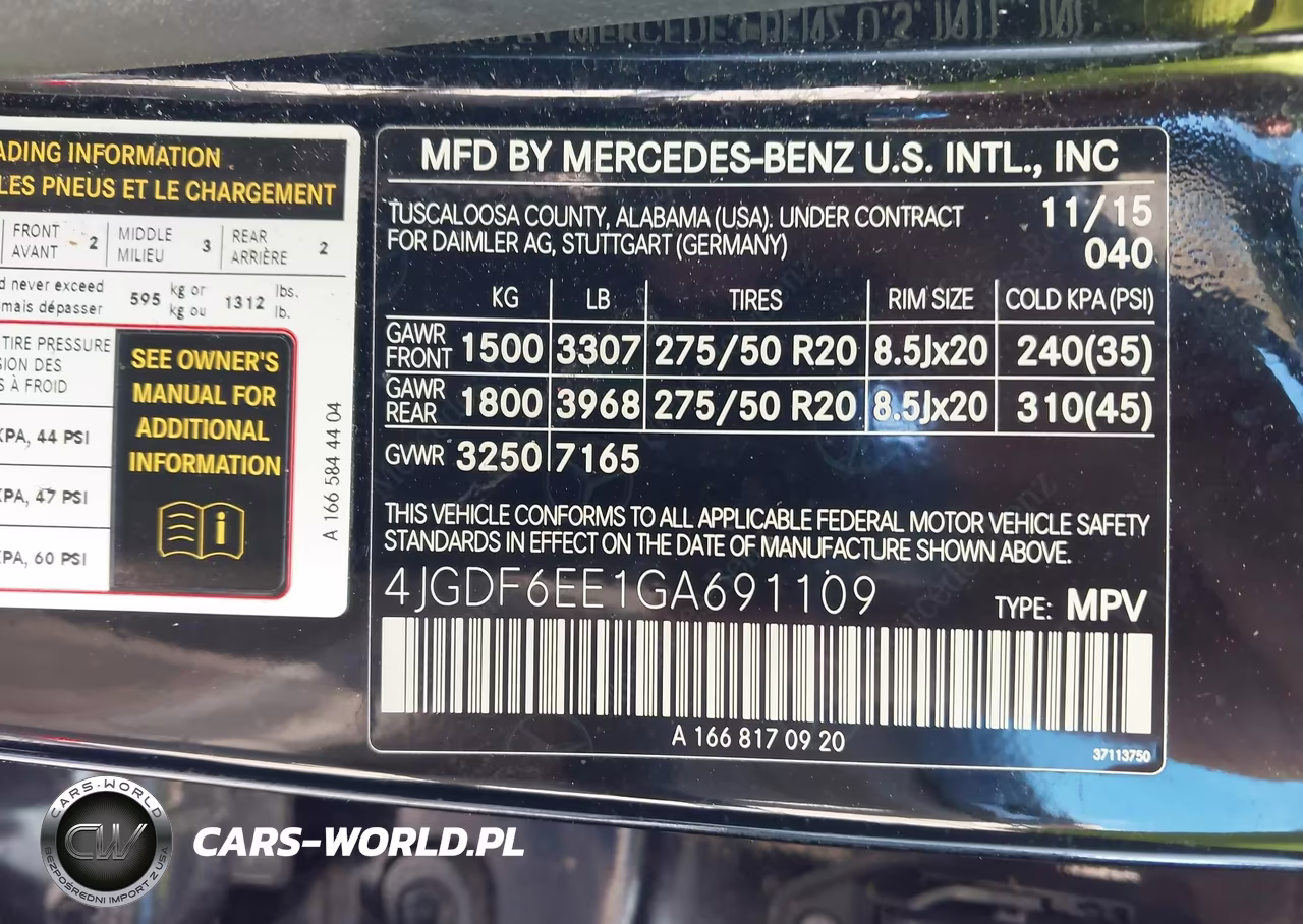 2016 Mercedes-Benz Gl 450 4Matic VIN:4JGDF6EE1GA691109 - 9