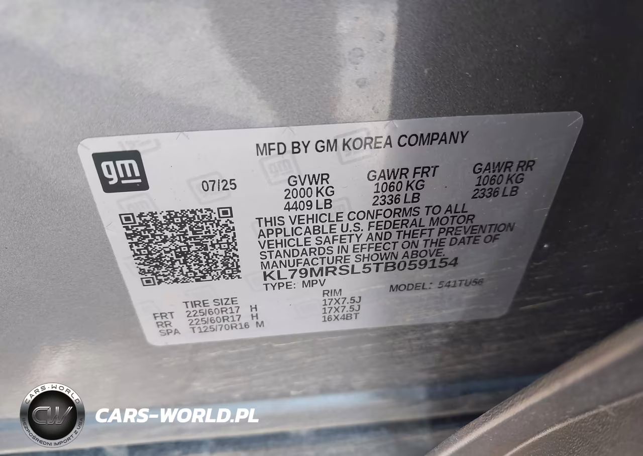 2026 Chevrolet Trailblazer Awd Lt VIN:KL79MRSL5TB059154 - 9