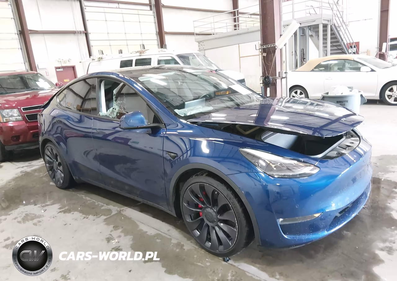 2021 Tesla Model Y Performance Dual Motor All-Wheel Drive VIN:5YJYGDEF3MF157631 - 1
