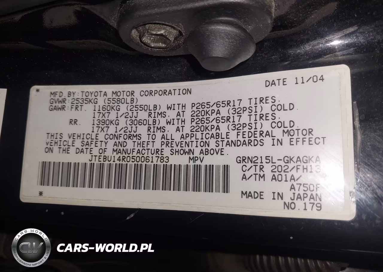 2005 Toyota 4Runner Sr5 Sport V6 VIN:JTEBU14R050061783 - 9