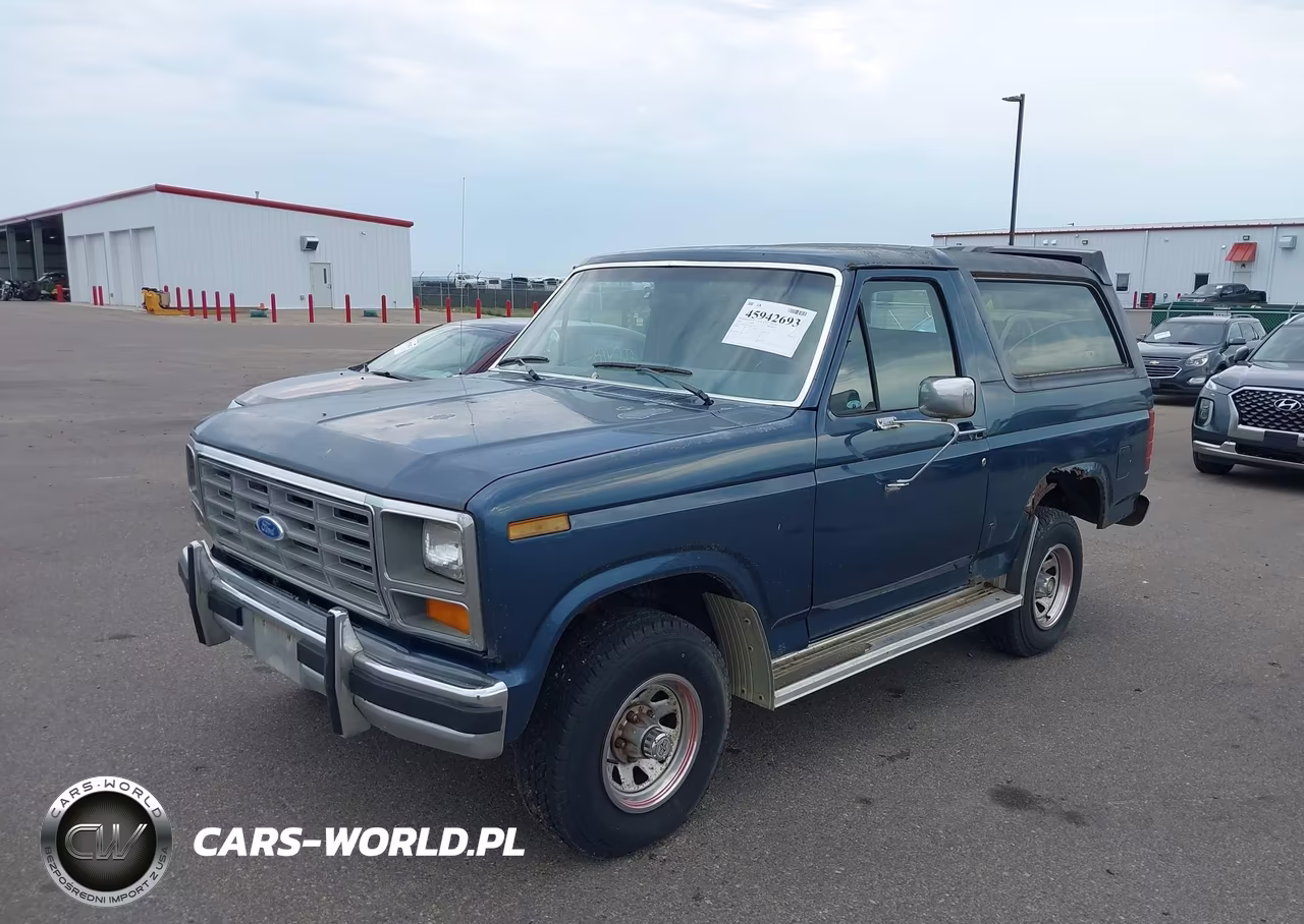 1986 Ford Bronco U100 VIN:1FMDU15NXGLA47055 - 2