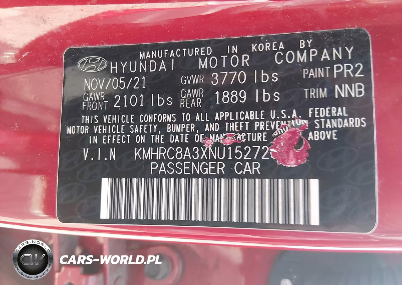 2022 Hyundai Venue Limited VIN:KMHRC8A3XNU152725 - 9