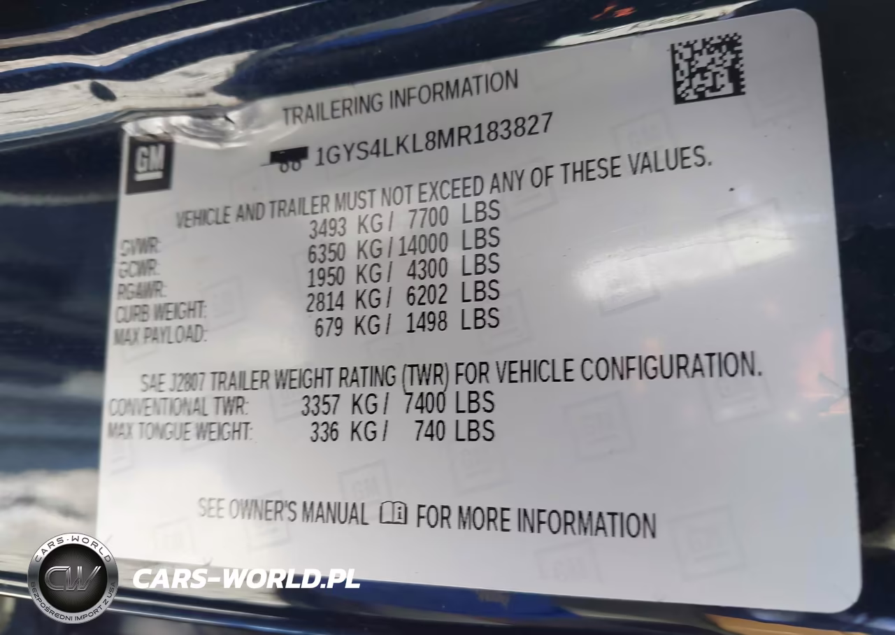 2021 Cadillac Escalade Esv 4Wd Premium Luxury VIN:1GYS4LKL8MR183827 - 9