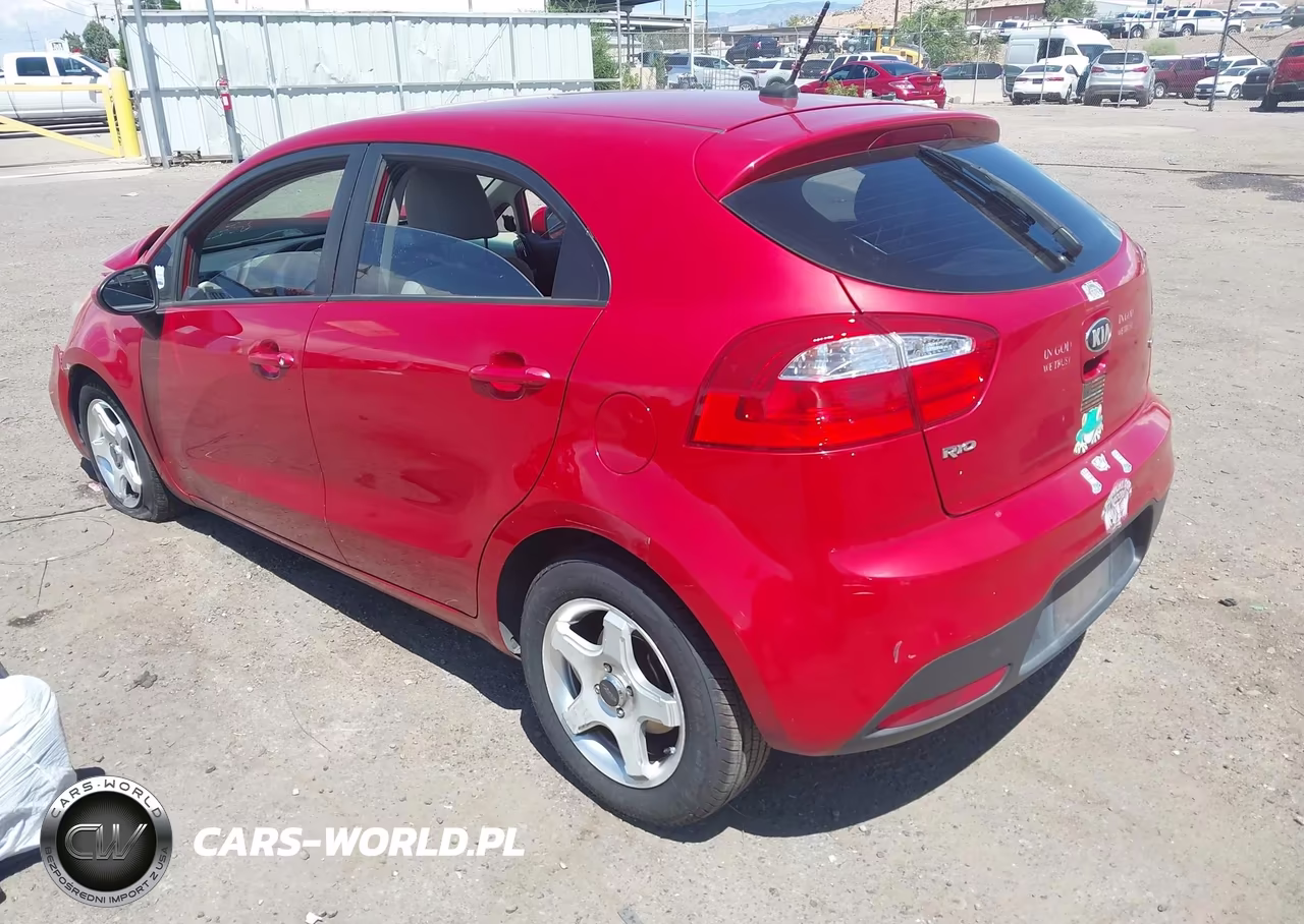 2013 Kia Rio Lx VIN:KNADM5A30D6297069 - 3