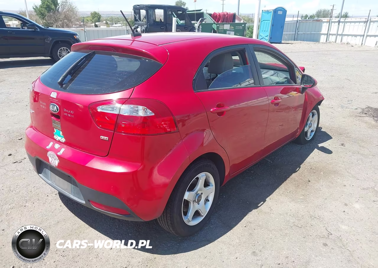 2013 Kia Rio Lx VIN:KNADM5A30D6297069 - 4