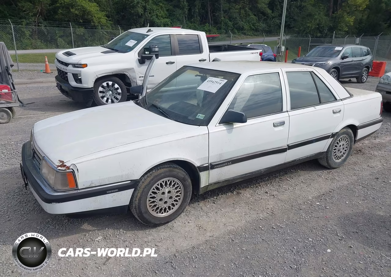 1989 Eagle Premier Lx VIN:2E3BB56U5KH229776 - 2