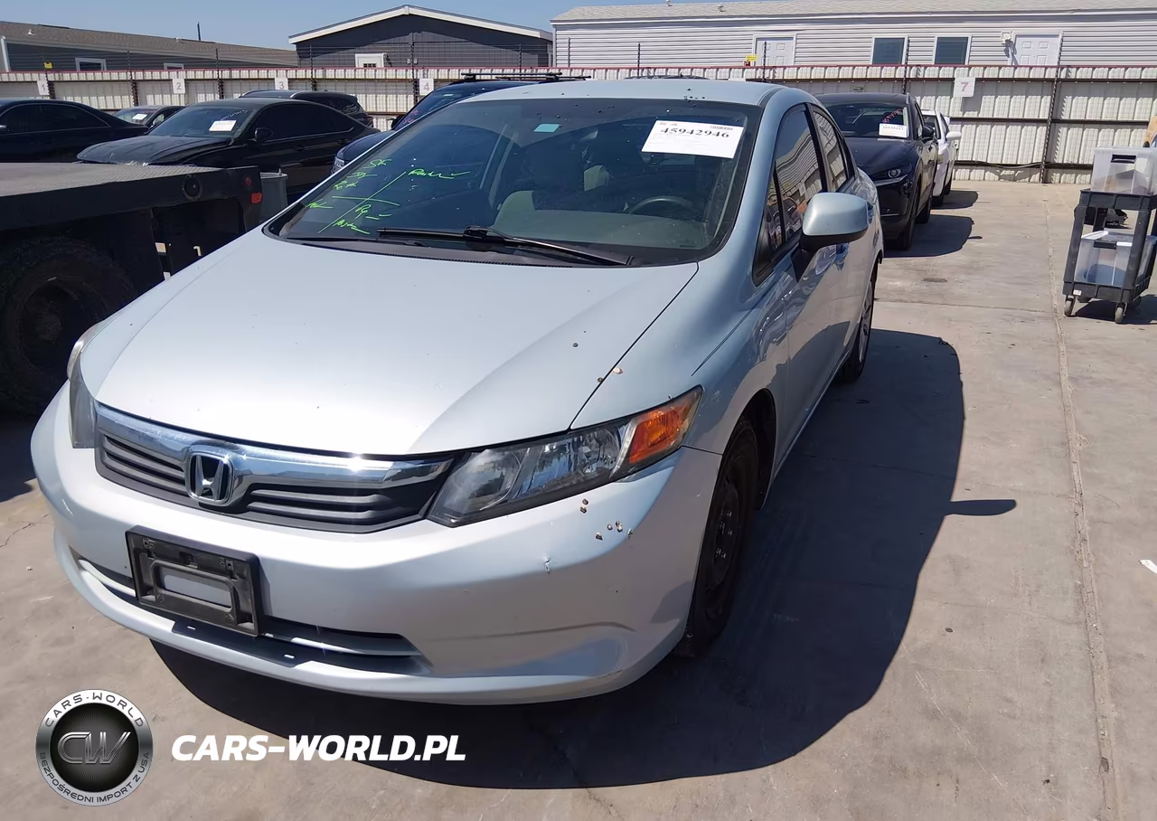 2012 Honda Civic Lx VIN:2HGFB2F53CH577058 - 2