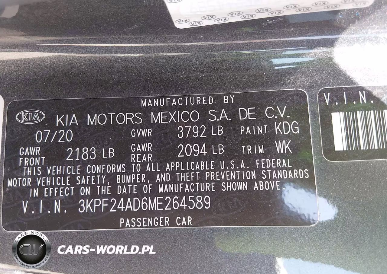 2021 Kia Forte Lxs VIN:3KPF24AD6ME264589 - 9